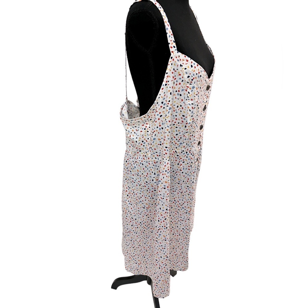 Banana Republic Terrazzo Dotted Button Down Babydoll Dress Size XL - Picture 3 of 9